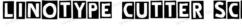 Linotype Cutter Schere字体转换